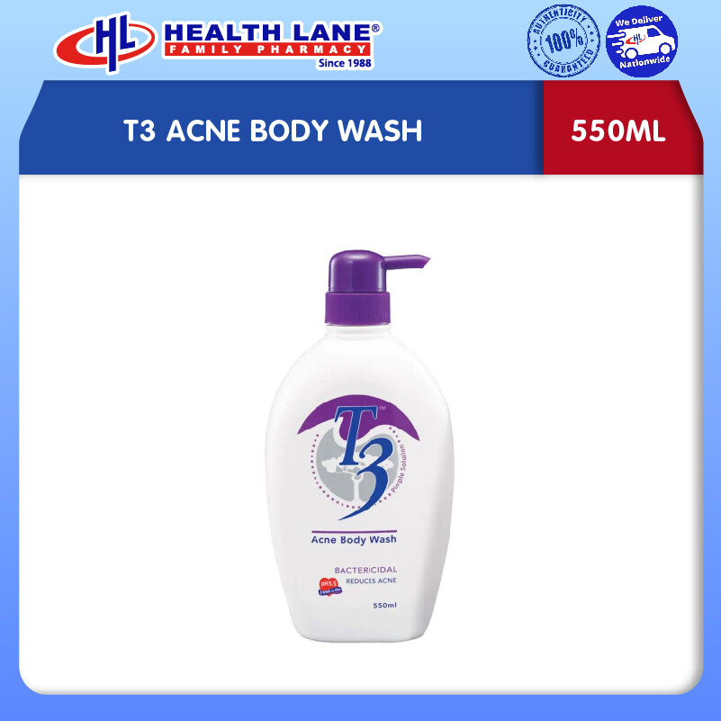 T3 JERAWAT SABUN BADAN (550ML)